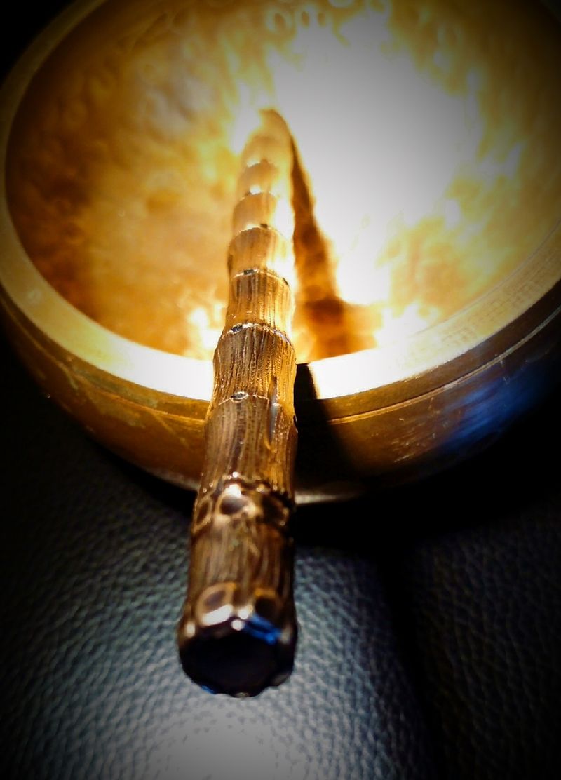 The handmade pen named "Breaking Bamboo"