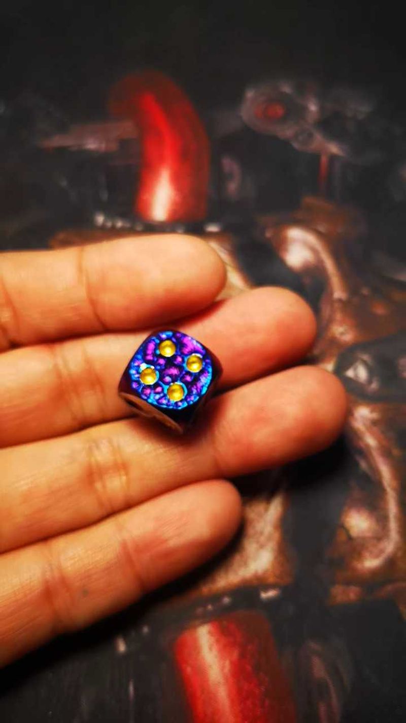 Solid Dice Made of TC4 Titanium Alloy